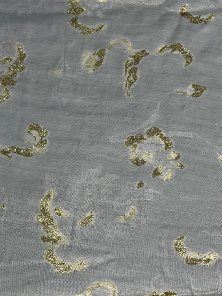 Modal Satin Jacquard Abstract Motif