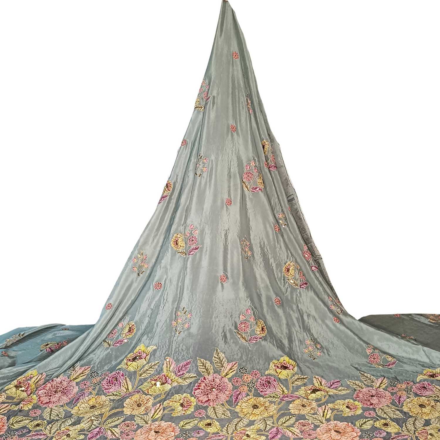 <b>Premium Chinnon Chiffon D.S No. P.84 Grey</b>
