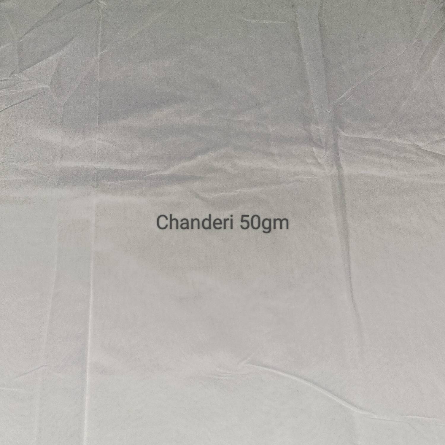 <b>Cotton Mul Chanderi 50gm</b>