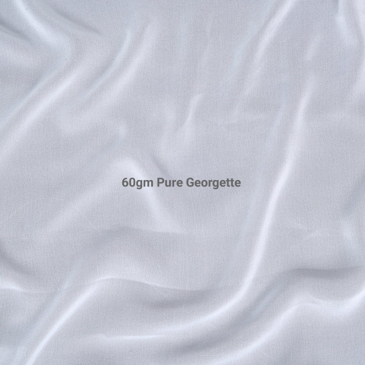 <b>60gm Pure Georgette</b>