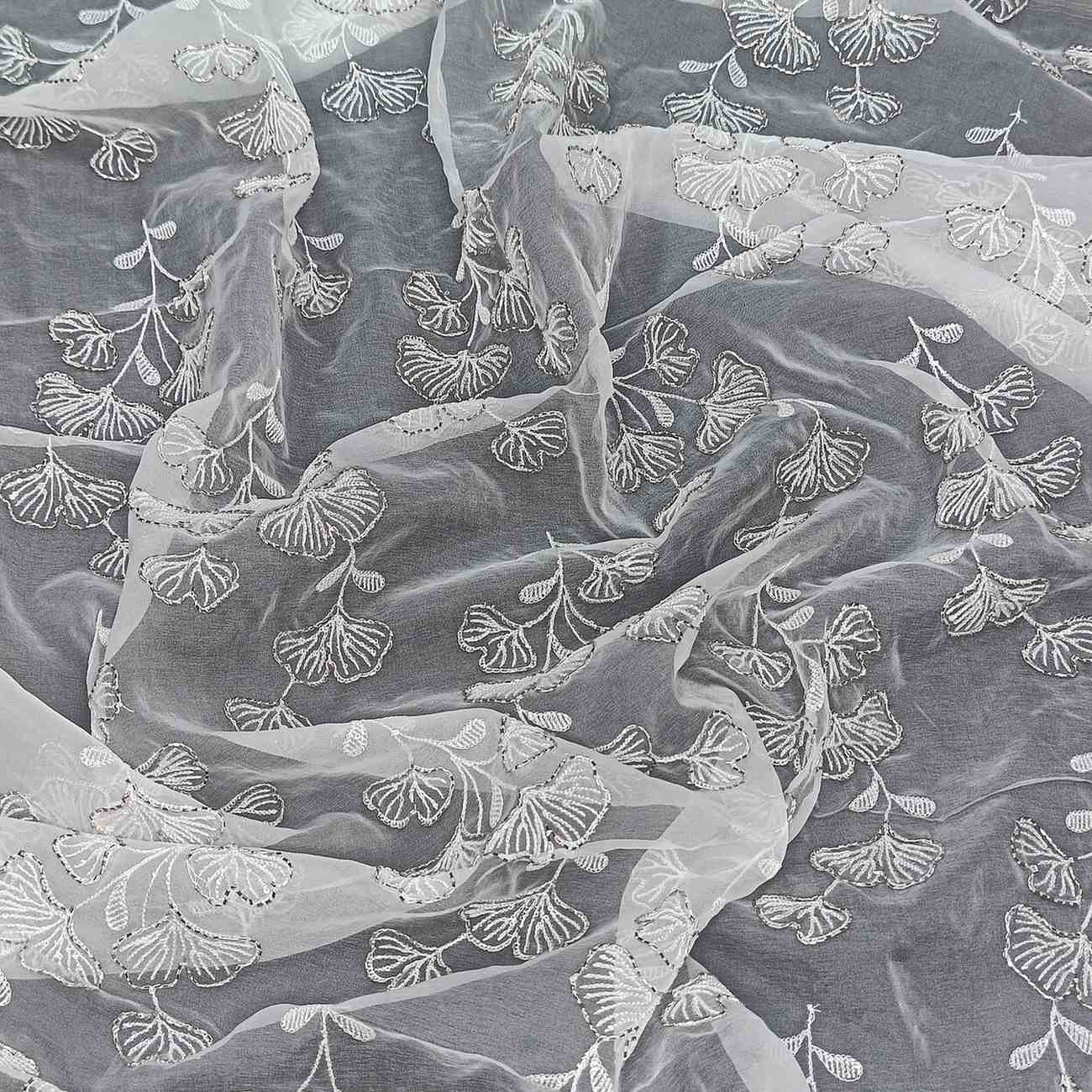 <b>ORGANZA LEAF EMBROIDERY D.19506</b>