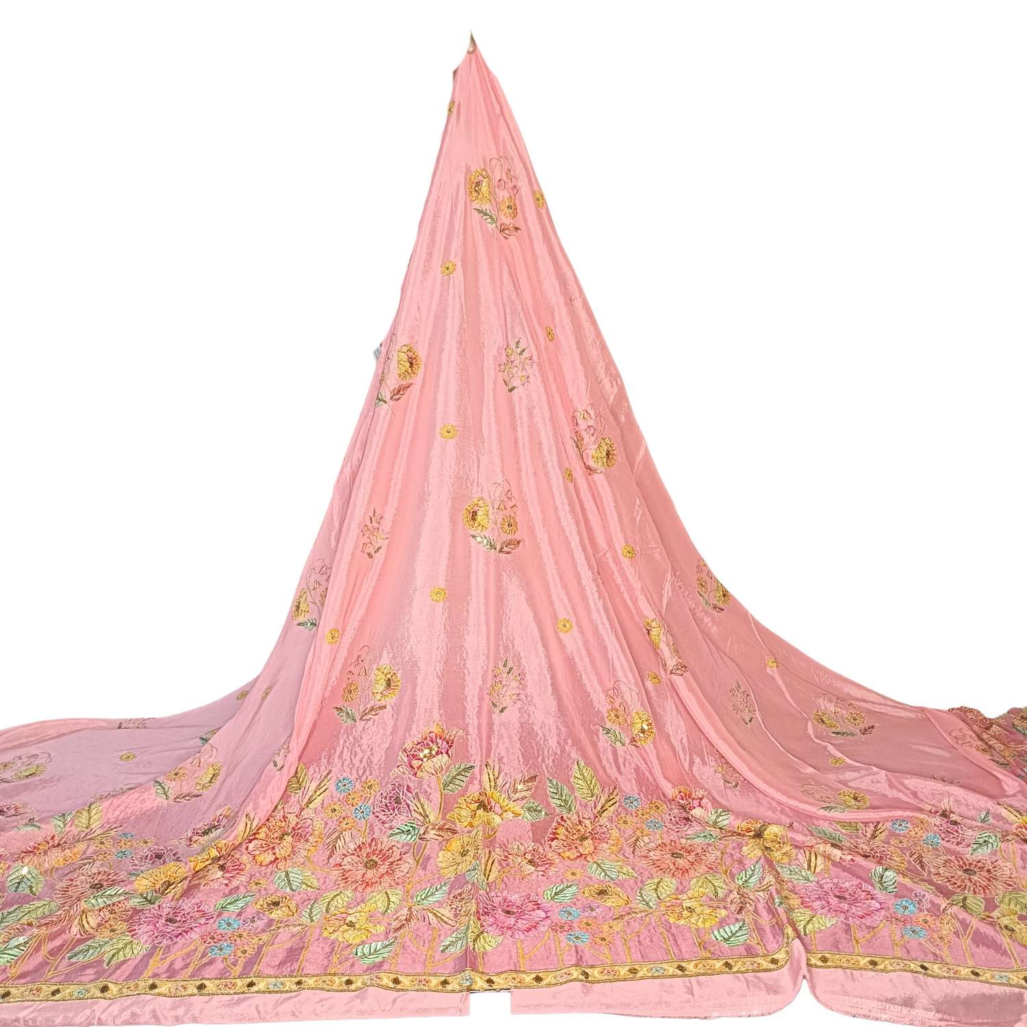 <b>Premium Chinnon Chiffon D.S No. P.84 Peach</b>